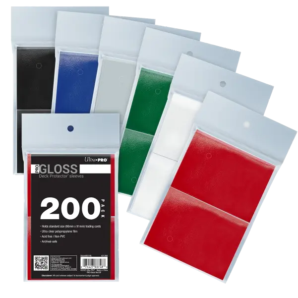 PRO-Gloss Standard DECK PROTECTOR® Sleeves Bundle (200ct) PRO-Gloss Standard DECK PROTECTOR® Sleeves Bundle (200ct)