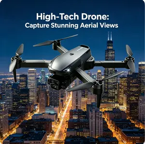 2026 M8 Pro Drone – 4K EIS Camera, GPS & 5G WiFi FPV, Brushless Motor, Optical Flow Hover, Smart Obstacle Avoidance, Auto Return, 360° Stunt Roll, Dual Batteries Included