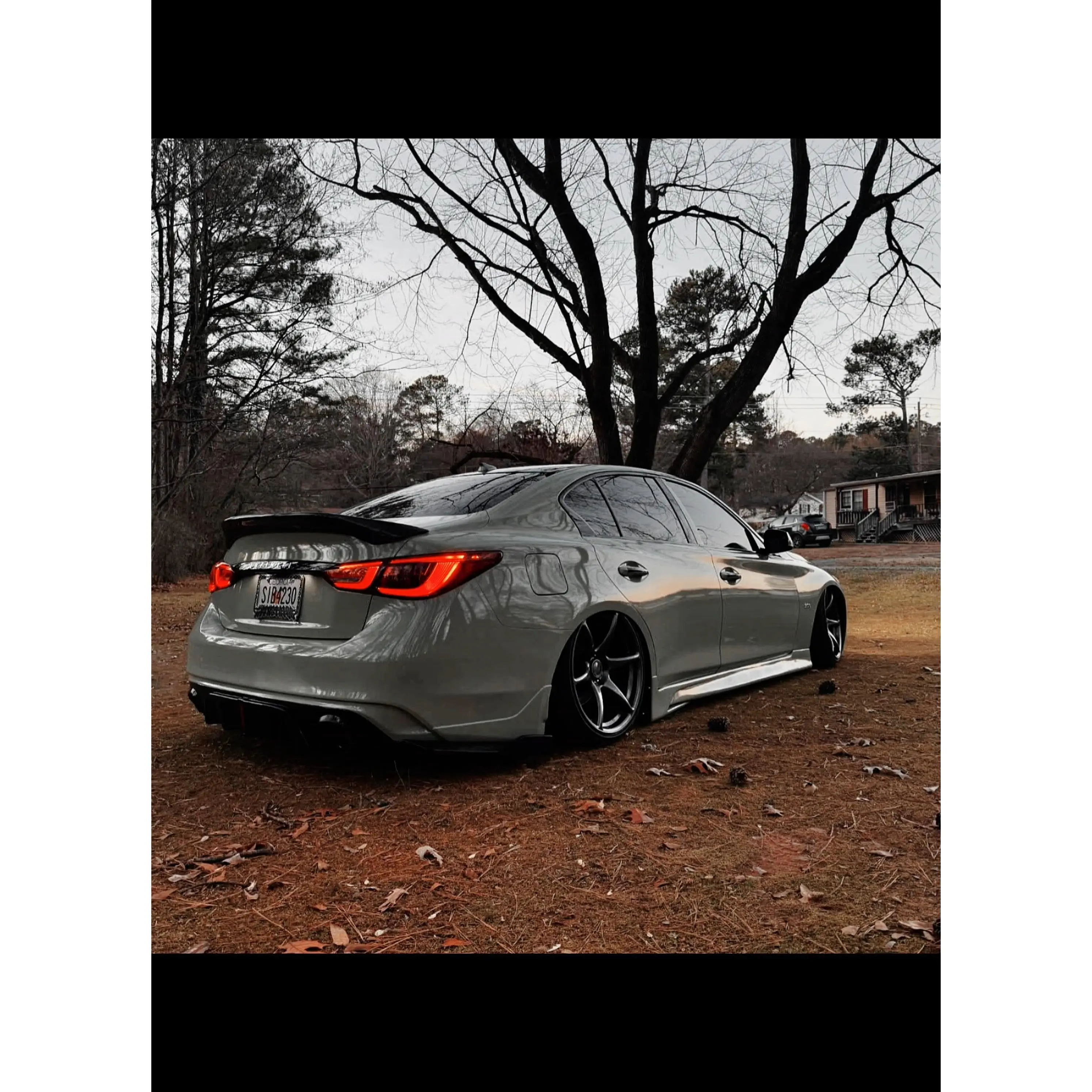 JCF V1 Duckbill Spoiler | Compatible with Infiniti Q50 CARBON FIBER