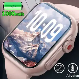 Smart Watch for Men & Women, 1000mah Battery, 100-Day Standby, 1.85'' HD Digital Screen, IP68 Waterproof, Heart Rate/sleep Monitor