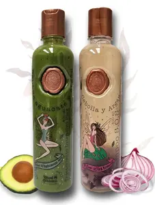 Ritual Botanico Ultra Reparador S.O.S Shampoo con Cebolla y Argán | Tratamiento Intensivo Plex con Banano, Aguacate - Kit Colombiano