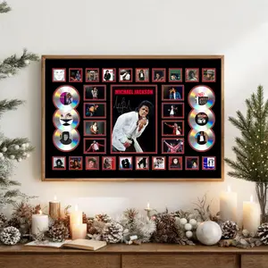 MICHAEL JACKSON SIGNED LIMITED EDITION POSTER, DECOR POSTER ( Unframed - Print Only )
