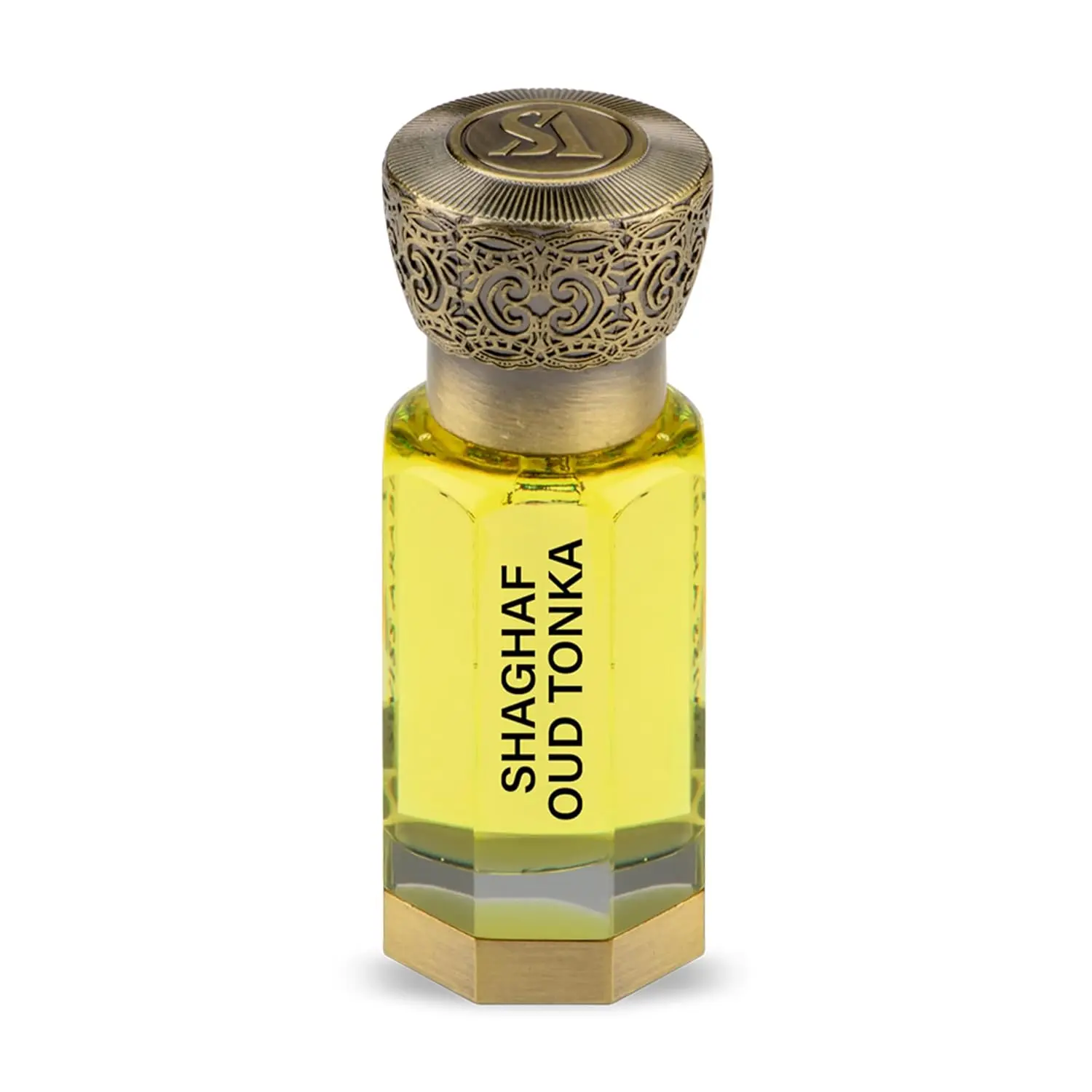 Swiss Arabian Shaghaf Oud Tonka Perfume Oil 12 ml– Long-Lasting Alcohol-Free Arabian Fragrance for Women with Almond, Rose, Tonka & Vanilla – Attar-Style Oriental Perfume – 0.4 oz (12 ml)