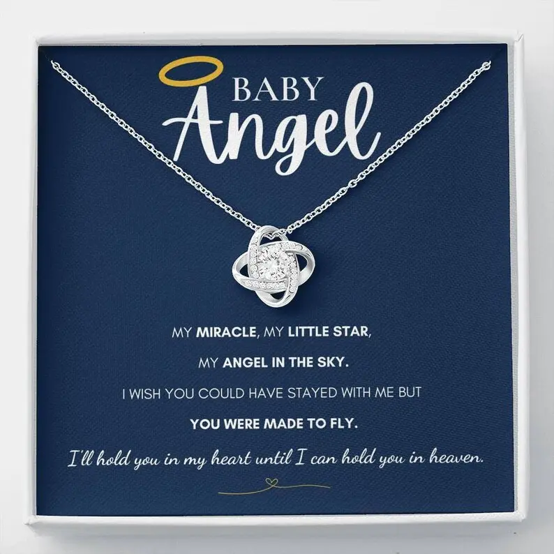 Baby Loss, Miscarriage Keepsake Gift From Baby Angel, Pregnancy Loss Necklace, Infant Child Stillborn, Infertility, Sympathy Bereavement