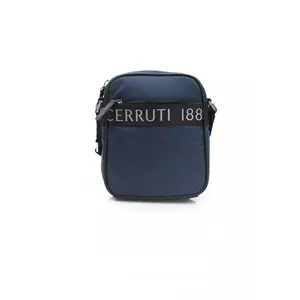Cerruti 1881 Blue Nylon Messenger Bag