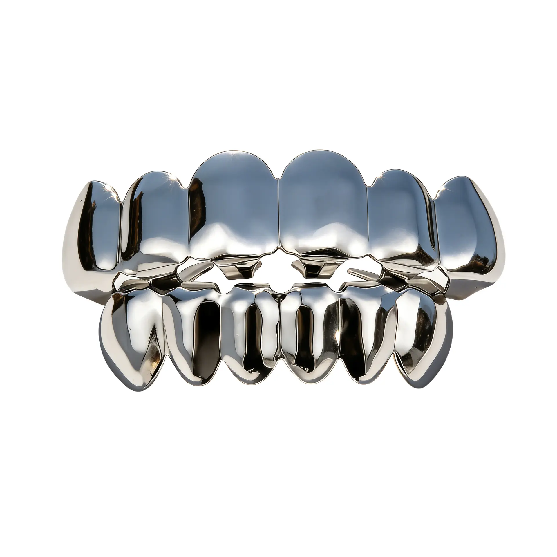 Hip-hop grillz hollow smooth grillz fang grillz TeethGrillz dental grill dental accessory