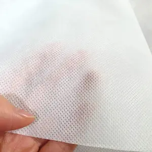 Nonwoven 100% Polypropylene Fabric Non-Woven Spunbond Interfacing for Sewing and Filters, 42 GSM Medium Weight, 60" Wide, White - 5 Yards