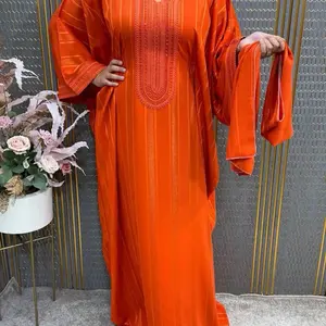 Moroccan Kaftan Jalabia Dress with Colorful Embellishments & Gold Trim Details One Size Maxi Boho Caftan for Modesty dubai abaya