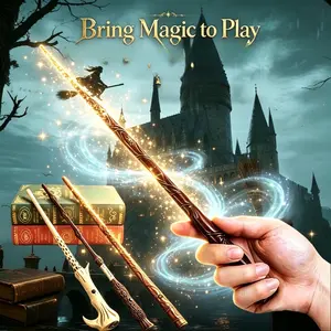 Fantasy Resin Magic Wand Toy with Mist Spray Effect, High-Playability Stress Relief Accessory, Classic RPG Prop, Halloween Decor, Ideal Gift for Kids, Toys & Hobbies Magic Kits Accessory