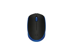 Logitech M170 Wireless Mouse for PC, Mac, Laptop, 2.4 GHz with USB Mini Receiver, Optical Tracking, 12-Months Battery Life, Ambidextrous - Blue