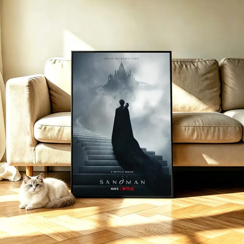 The Sandman Movie Poster, Retro Film Decor, Vintage  Wall Art, Quality Paper 8x12 to 27x40inch