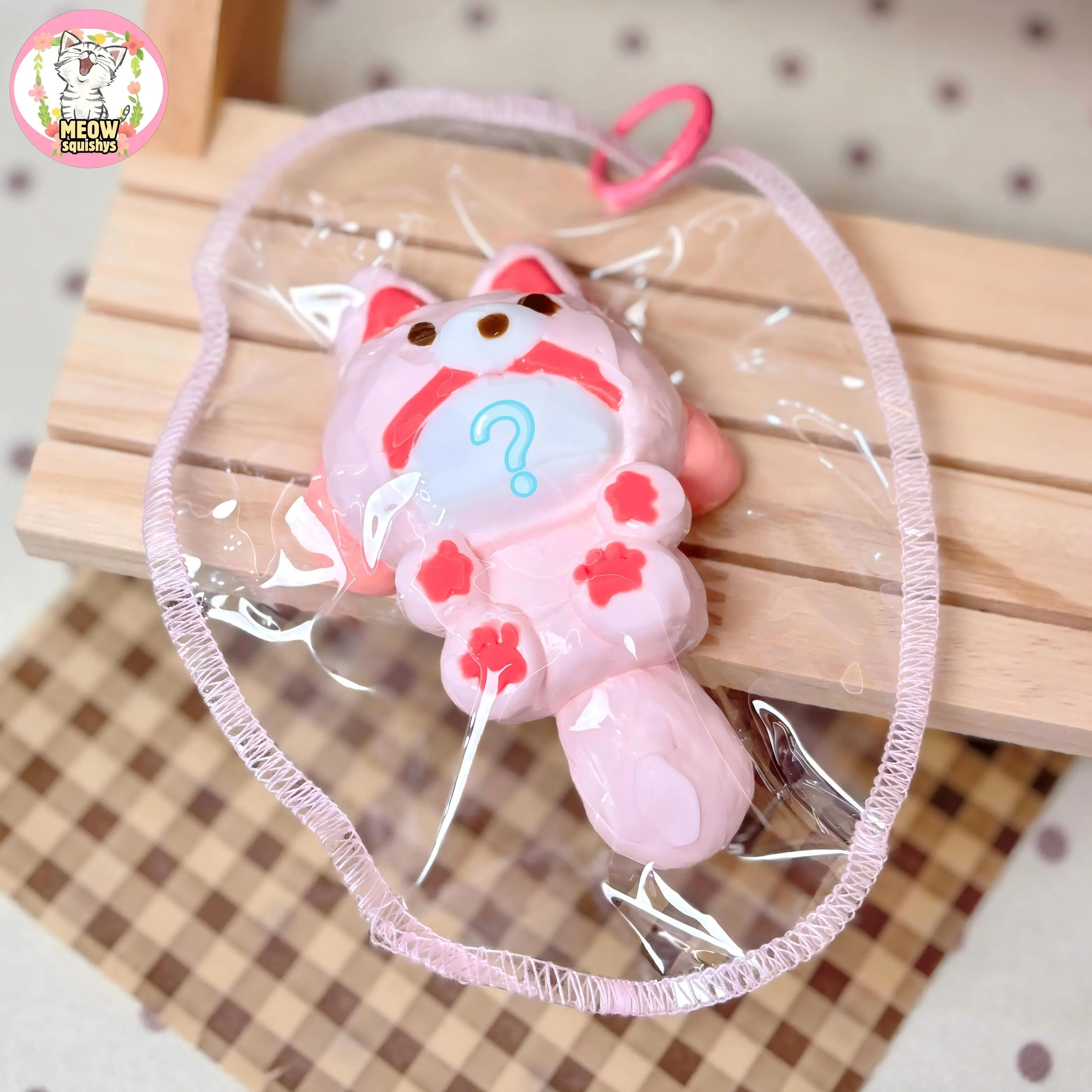 Pachapaw Big Tail Squeaky Dog Toy Silicone Chew Kitten