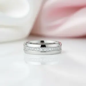 Men's Wedding Band Full-Eternity Diamond Option Ring