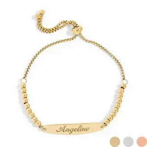 Bracelet Personalized name (18K Gold PVD)