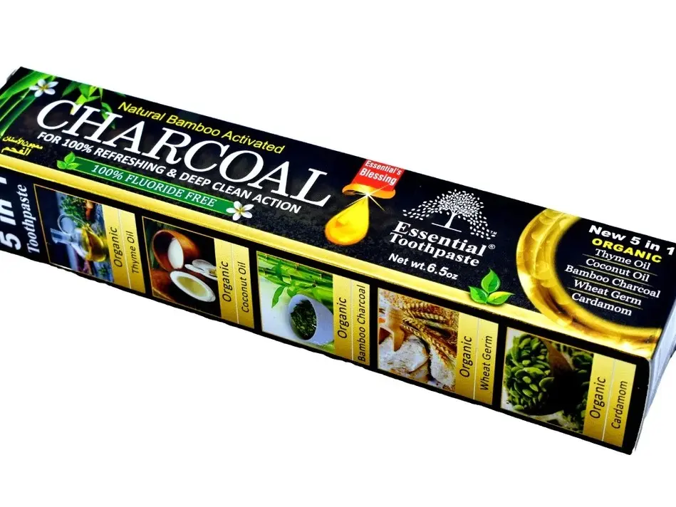 Organic Fluoride Free Activated Charcoal Toothpaste Organic Fluoride Free Activated Charcoal Toothpaste