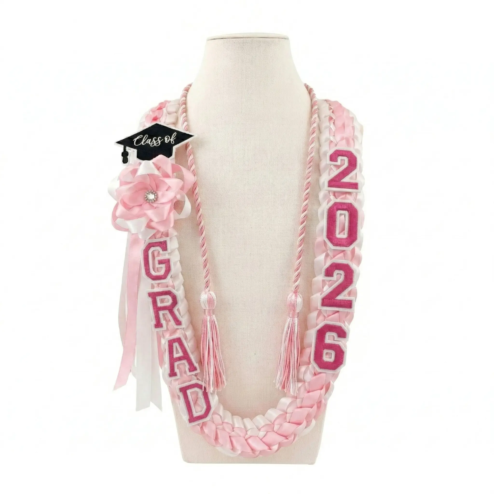 Pink Whte (Pink) + Honor Cord