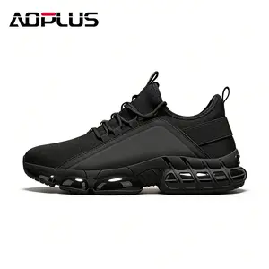 AOPLUS Men's Summer Flyknit Breathable Sports Shoes - Comfortable Cushioned Athletic Lightweight Sneakers, Non-Slip Rubber Sole Running Training Footwear, Casual Wear, Running Training Sneakers, Airflow Casual Trainers, Meshed Casual Trainers