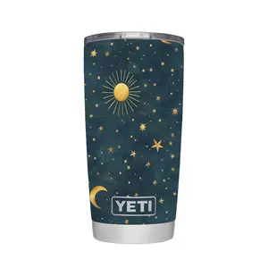 YETI Rambler 20 oz Stainless Steel Vacuum Insulated Tumbler wMagSlider Lid, Desgin
