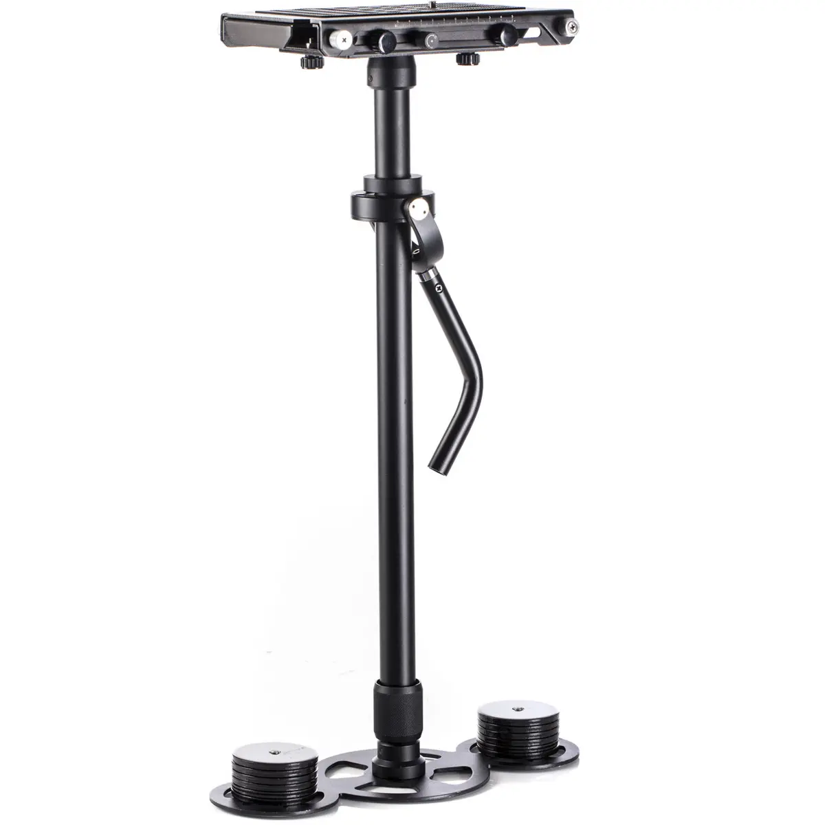 Movo Photo VS1000PRO Durable Telescopic Video Stabilizer System - Telescopic Arm (21-29in), Adjustable Grip Handle, Micro-Balanced, Mounting Plate, Camera Accessory for DSLR/Camcorder