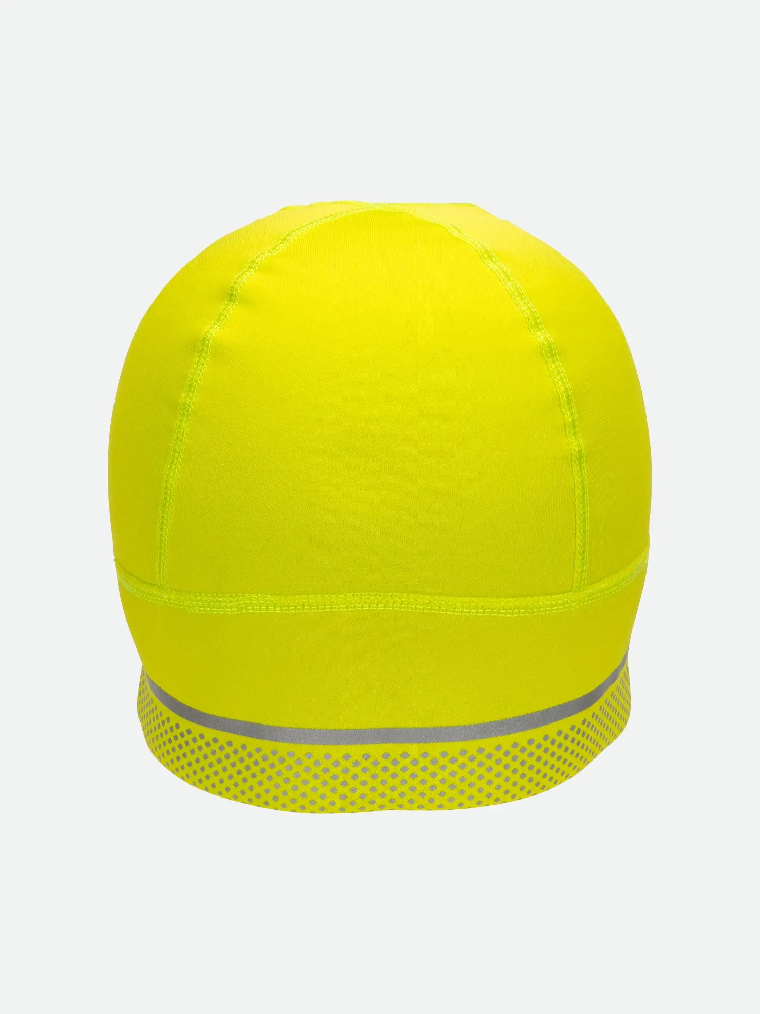 NATHAN HyperNight Reflective Beanie - Unisex Lightweight Stretch-Knit Winter Skull Cap with Geo-Reflective Print for Cold Weather Running