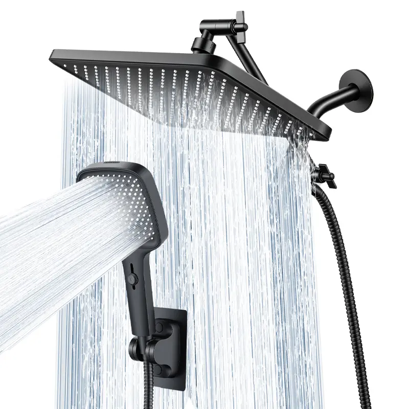 Shower Head Set for Bathroom, High-Pressure Shower System with Handheld Shower Head