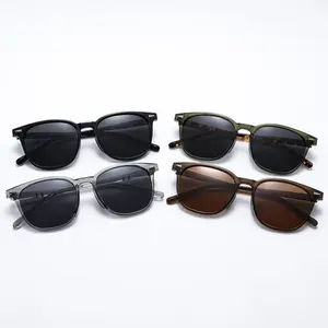 2026 New Style 4-Pack Unisex Square Sunglasses – Trendy Natural Color UV400 Protection for Daily Outdoor Wear, TikTokShopBlackFriday Deal Thanksgiving