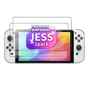 JESS Nintendo Switch 2 Screen Protector [7.9''] 2025 Tempered Glass, Accessories, Bubble Free, Anti-Scratch, Touch Sensitive, Ultra-Clear [2Pack]