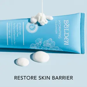 Bolden Hydrating Cleanser | Gentle Face Wash for Dry, Sensitive Skin