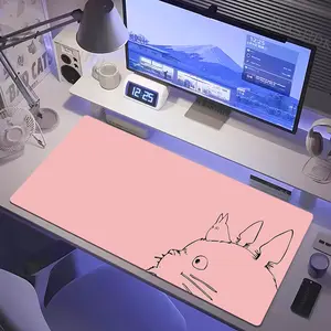 Cute Totoro Anime Desk Mat, Ghibli Studio Anime Mouse Pad, Keyboard Mat, My Neighbor Totoro Ghibli Studio Anime Desk Mat For Office, Gift For Gamer