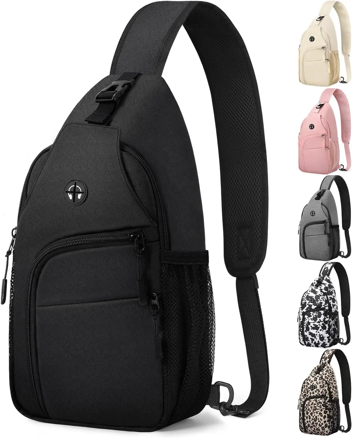 Crossbody Bags Medium Size for Women Man Waterproof Sling Bag Backpack Trendy Casual Cross Body Bag with Convertible Shoulder Strap Chest Bag for  Sports & Outdoors, Outdoor Recreation, Camping & Hiking Backpacks, Bags & Accessories, Backpacking Packs