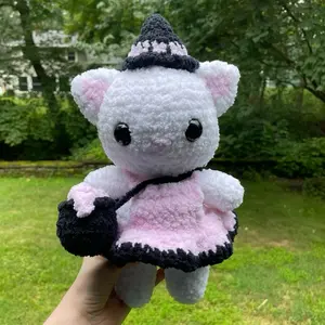 Halloween Spooky Crochet Cat
