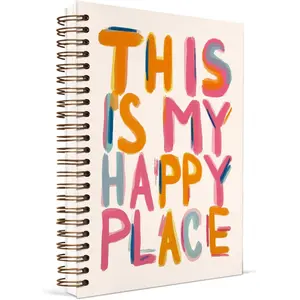 Happy Planner Notebook Happy Planner Notebook, Positive Office Supplies, Gifts for Women, Girl Friends, Inspirational Gifts, Women's Motivation Journal, Daily Motivation, 8.3*5.5 inches
