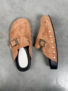 The Toni Studded Buckle Clog