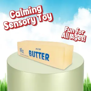 [US SELLER] Toymendous - 14oz Squish Butter [FAST SHIPPING] Large Squishy Stress Toy [1 COUNT - 100% AUTHENTIC] Fluff Slimes Sensory Cuddle Box