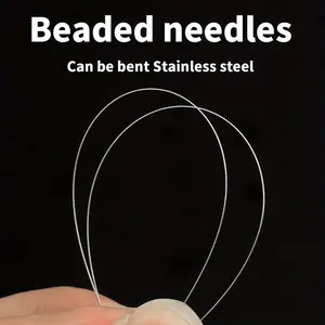 6pcs/set Beaded Bendable Needle Pins Open Needles DIY Beads Bracelet Jewelry Tools Necklace Making Supplies Handmade Pins Accessories