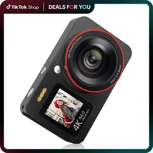 Deatti 1080P Digital Camera with SD Card, 18XDigital Zoom Camera, Portable Mini Camerafor Teenagers Students Boys Girls, Point andShoot Camera for Gifts, Valentine's Day Gift