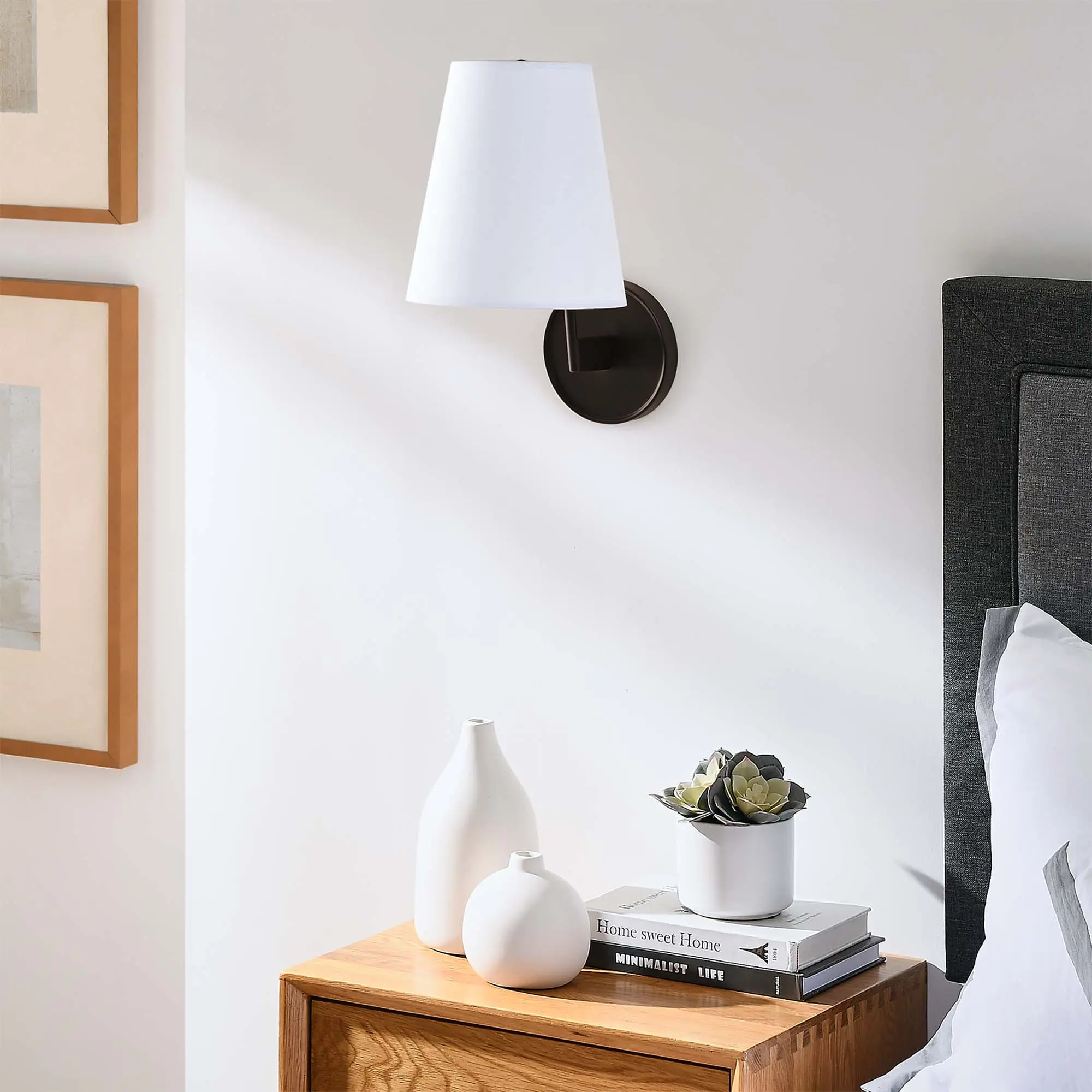 Modway Surround Wall Sconce in White Bronze