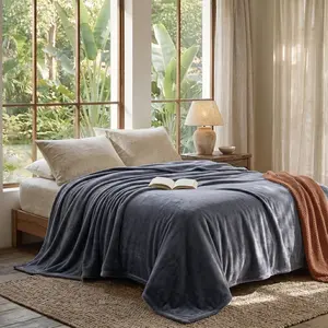 EASELAND Soft Warm Microplush Blanket - Lightweight Cozy Thermal Fleece Throw, Ideal for Bed, Couch, Travel, Home Bedroom Decor, All-Season Use, Lightweight Cozy Blanket