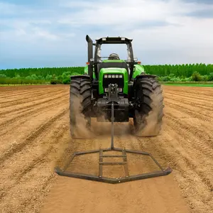 84" Heavy Duty Driveway Drag Harrow | Tow-Behind Grading Rake for ATV, UTV & Lawn Tractor | Adjustable Steel Landscape Leveler for Farm, Garden & Gravel Paths