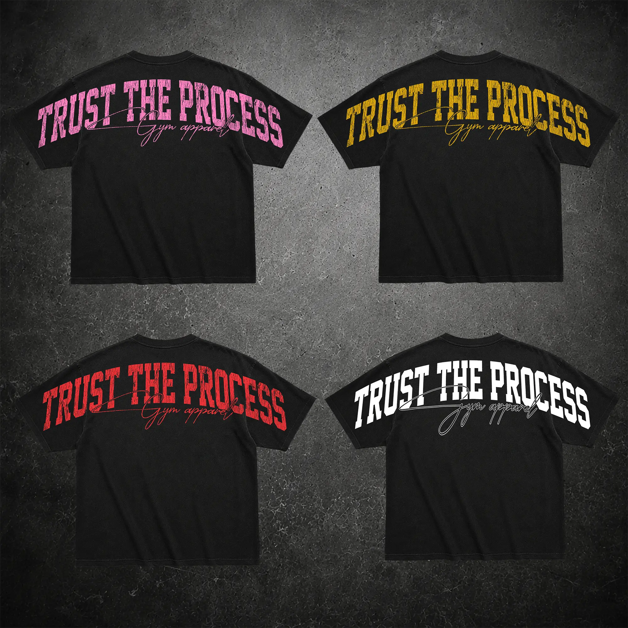 Trust The Process Gym Shirt, Gym Apparel, Workout Wear, Training Men's Top, Aesthetic Shirt, Discipline, Strength, Focus
