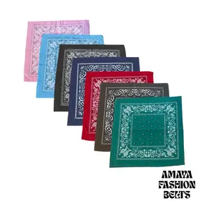 Bandanas/Paisley Print designs/cotton bandana