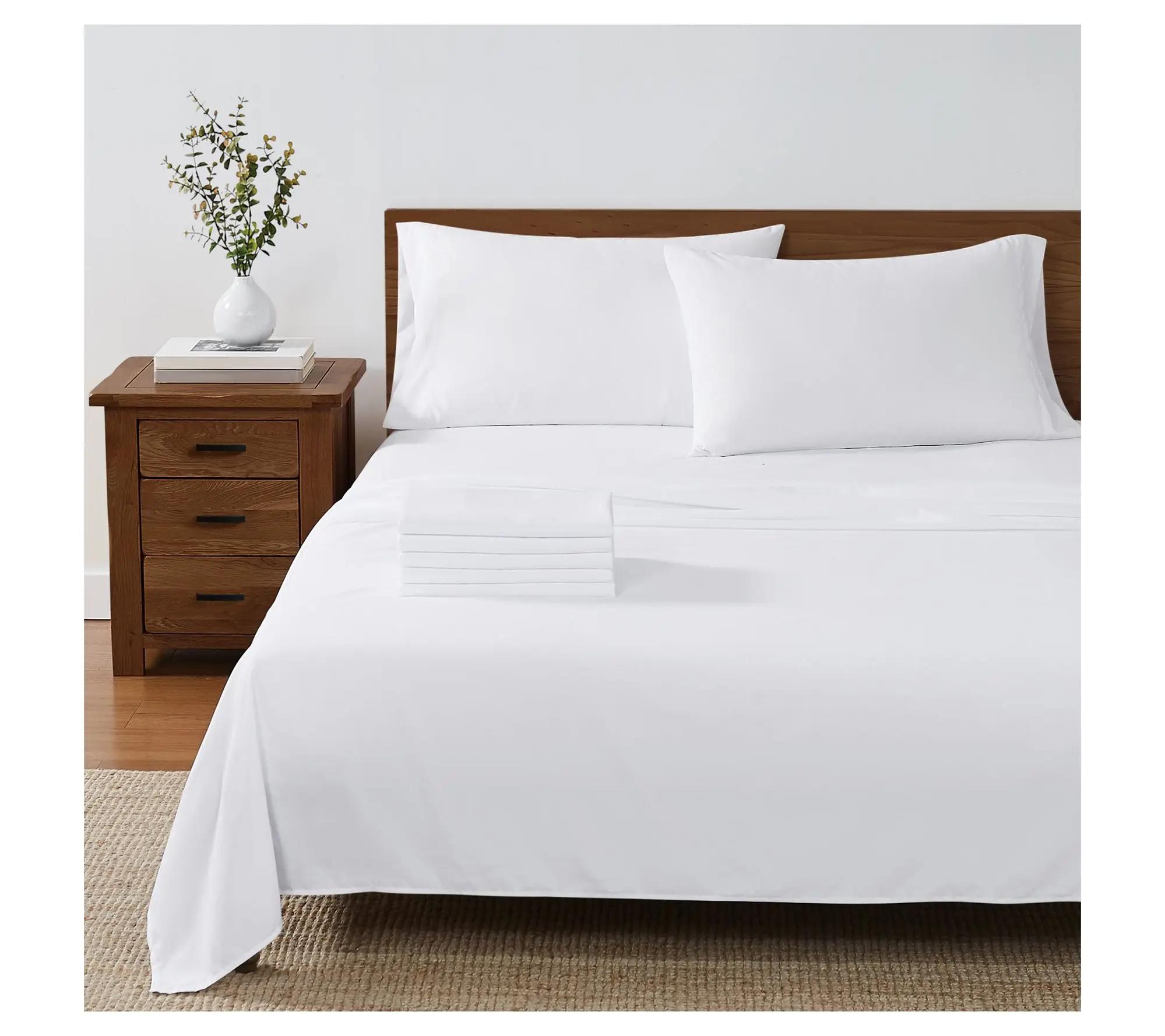 Truly Soft Hospitality 6-Piece Queen Flat SheetSet