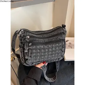 Simple Versatile Multi-Pocket Crossbody Bag for Women, Stylish Casual Shoulder Handbag, Functional Lightweight Design, Perfect for Daily Outings, Date Night, Parties & Everyday Casual Use bracelet men luck unisex friendship day