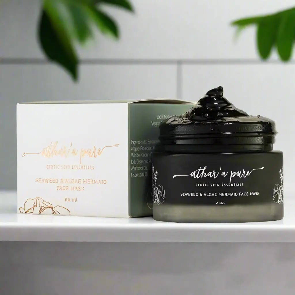 Athar'a Pure - Seaweed & Algae Mermaid Face Mask facial clay healing mud detoxifying