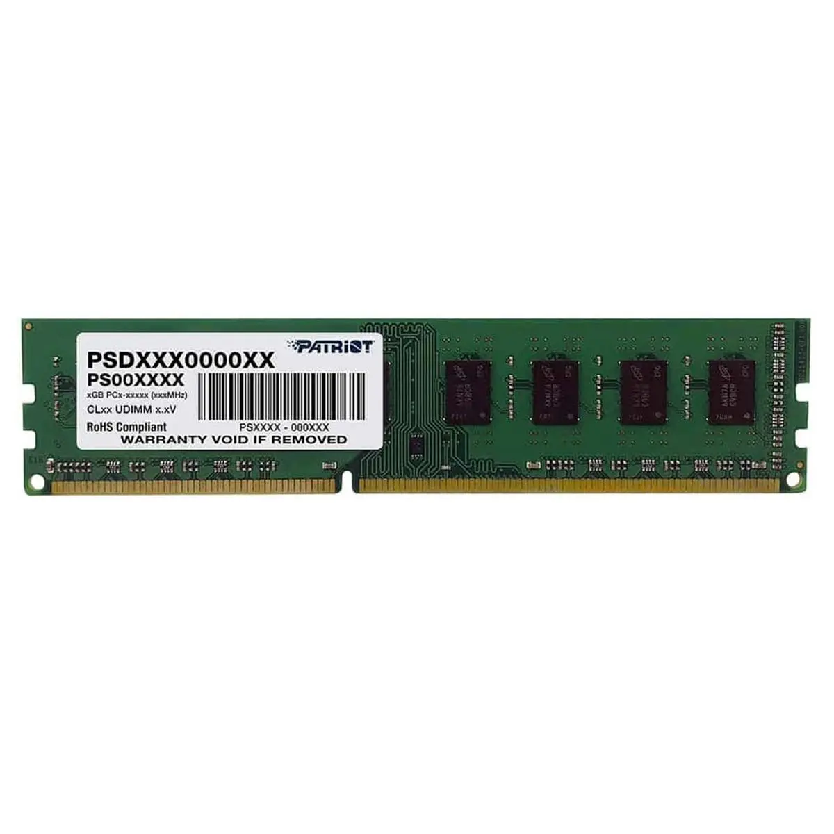 Patriot Signature Line DDR3 4GB (1x4GB) 1600MHz CL11 UDIMM Desktop Memory Module