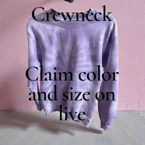 LIVE SALE CREWNECK SWEATSHIRT (Claim On Live)