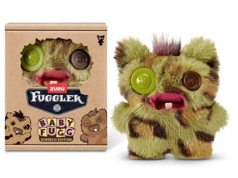 Fuggler Baby Fugg Screech Edition 3.5"-Screech (Green & Brown)