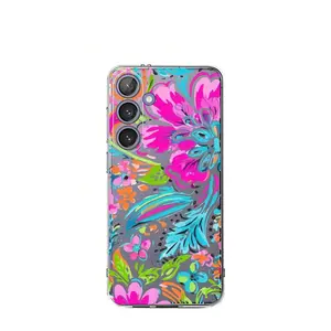 1pc Fashionable Colorful Floral Soft Smartphone Casing - Cellphone Handheld Accessories, Compatible with iPhone 11, X and 17 Series
