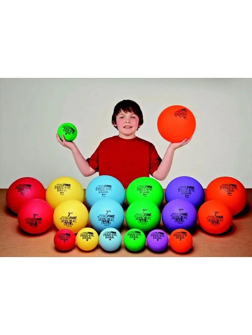 Sportime 009496 Seamless Mold Poly-Pg Tennis Balls, 6 In.