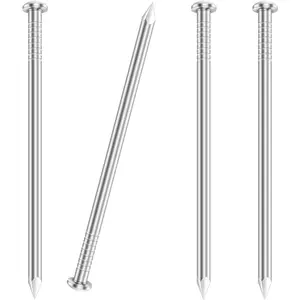 55 count 304 Stainless Steel Hardware Nails, 1-1/2 Inch Flat  Nails for  Pictures, Picture  Nails, Small Nails, Wall Nails,  Nails, Finishing
